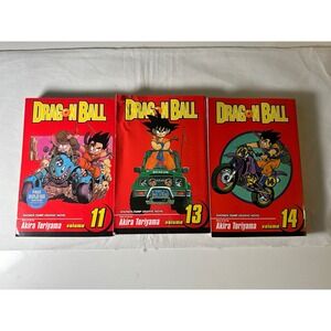 Dragon Ball Manga Books Novel Shonen Jump Comic Book 11 13‎ 14 Akira Toriyama